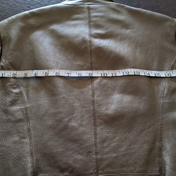 Bernardo Bronze Metallic Leather Jacket - Picture 8 of 9